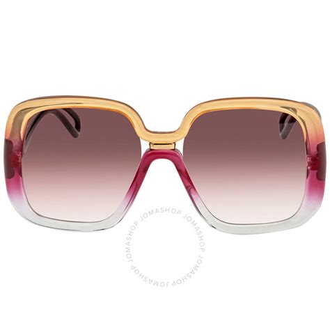 Givenchy GV 7106/S 4TL/3X Sunglasses in Transparent Pink 